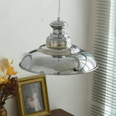 Chrome Dome Industrial Vintage Style Pendant Light - Clowas